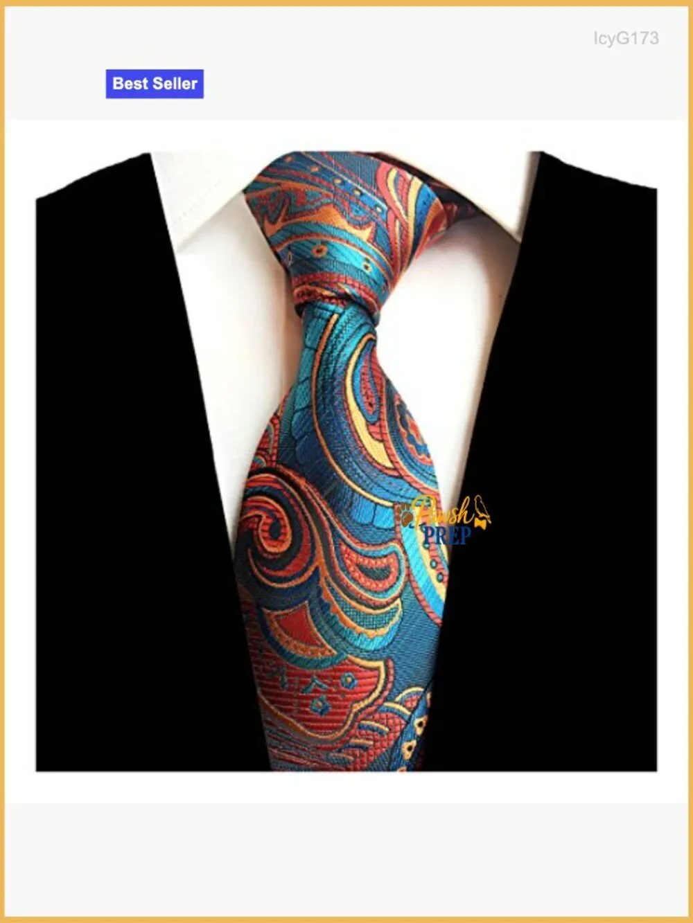 Silk Tie and Pocket Square Set, Kipper Style, Wedding Party Accessory